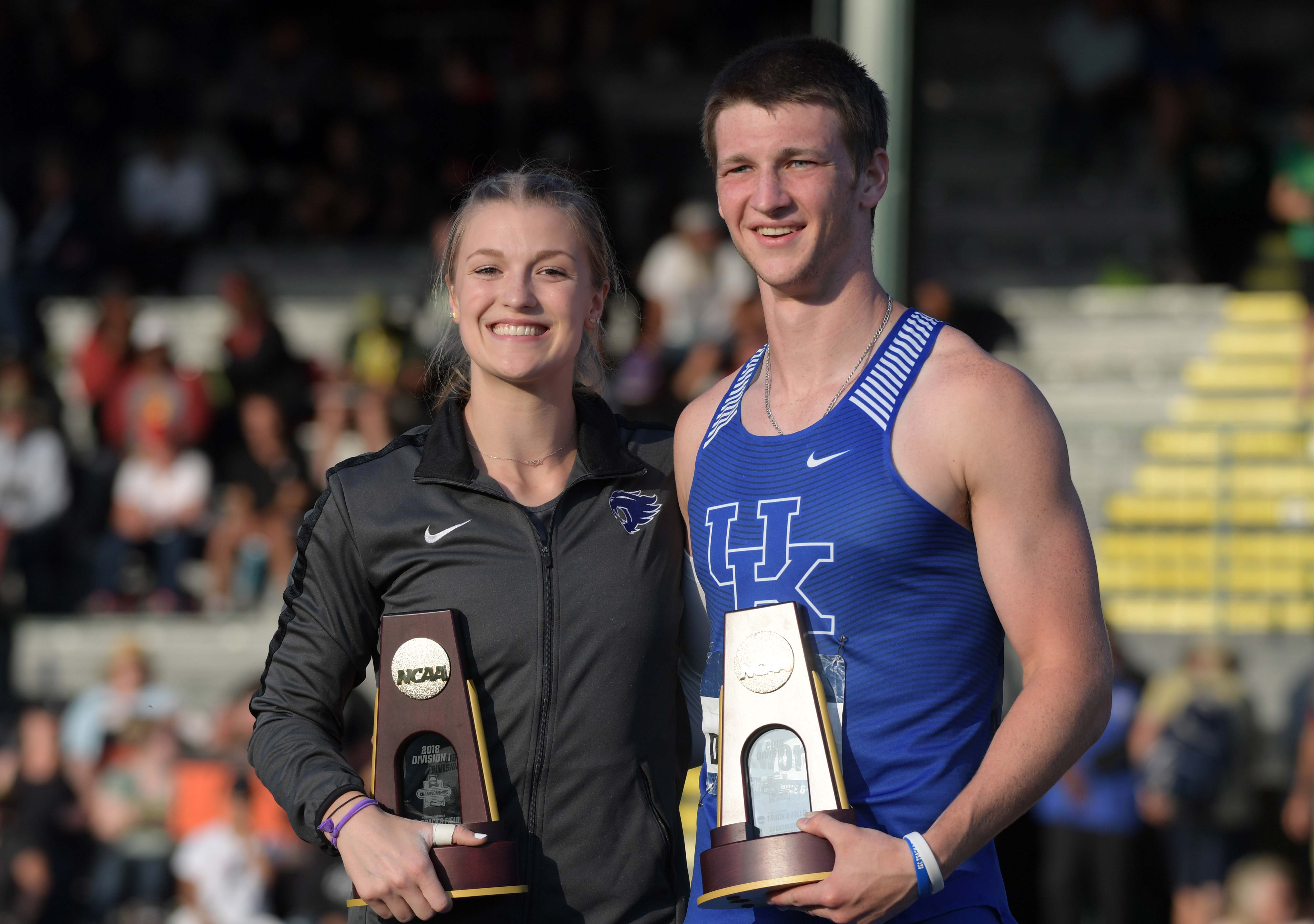 athlete wins NCAA decathlon 